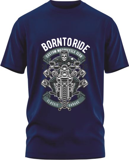 Born to Ride Premium Cotton T-Shirt