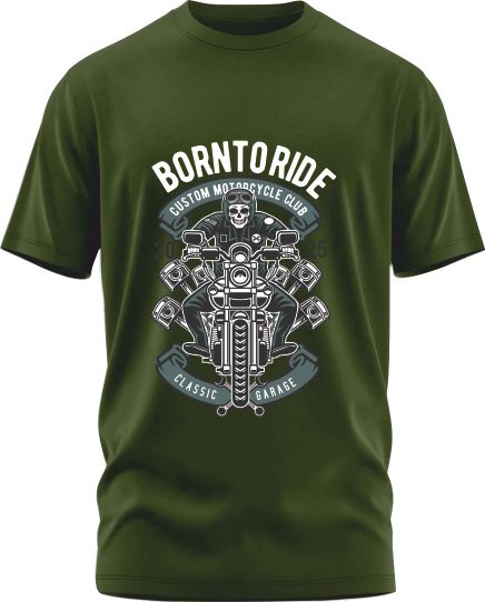 Born to Ride Premium Cotton T-Shirt