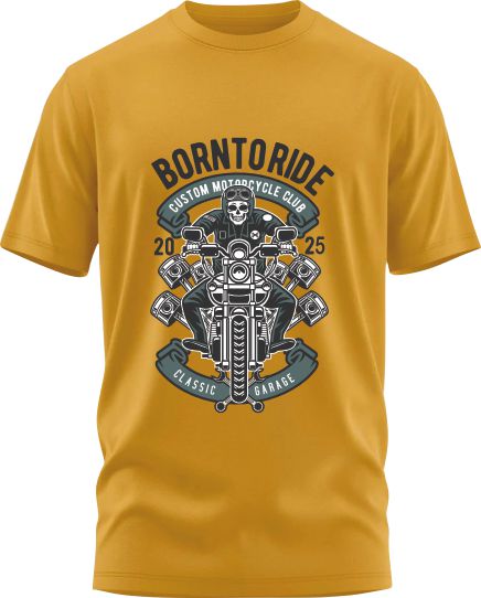 Born to Ride Premium Cotton T-Shirt